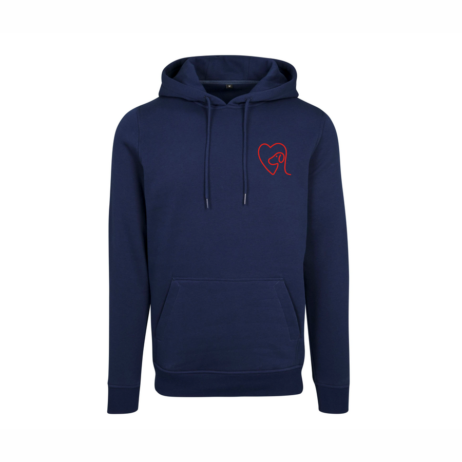 Heavy Hoodie Light Navy – Vorderseite