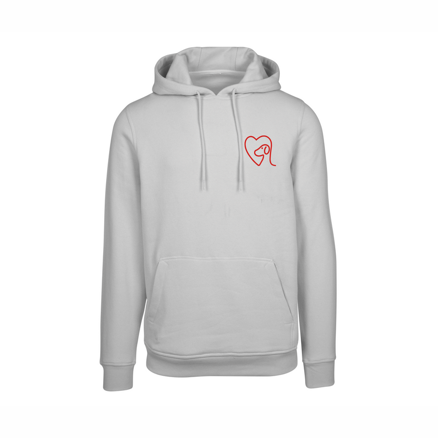 Heavy Hoodie Light Asphalt – Vorderseite